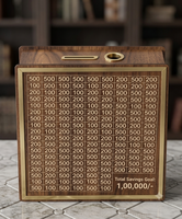 1 Lakh Wooden Money Piggi Bank for Kids/Piggy Bank